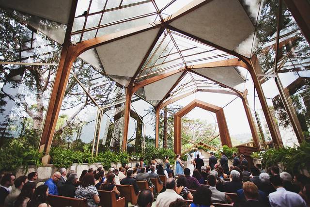 Outdoor wedding ceremony