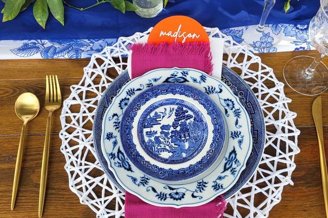 Blue Tablescape