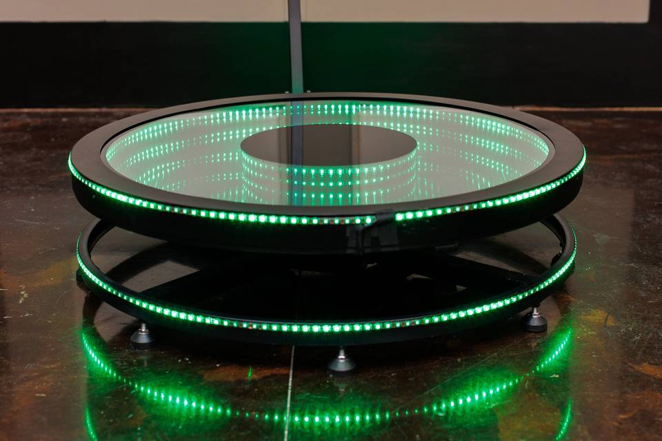 Led color changing floor
