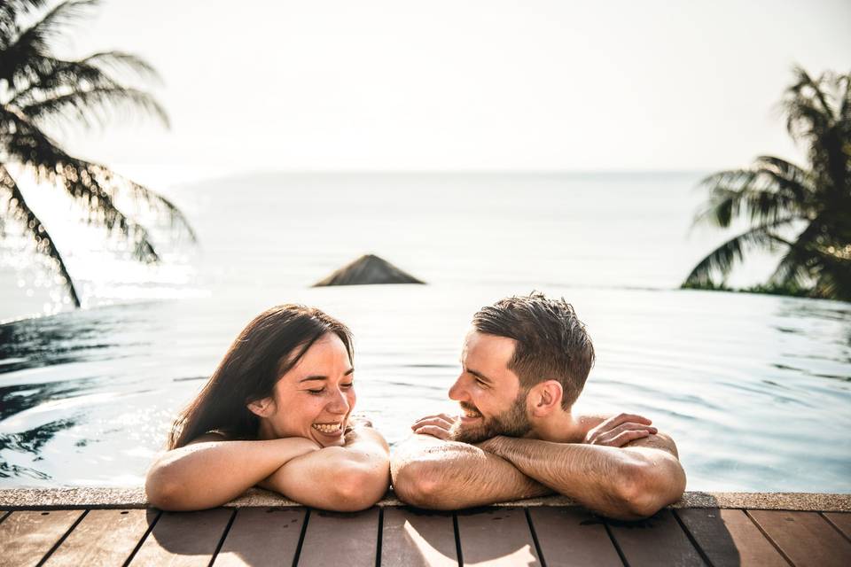 Honeymooners in Bali