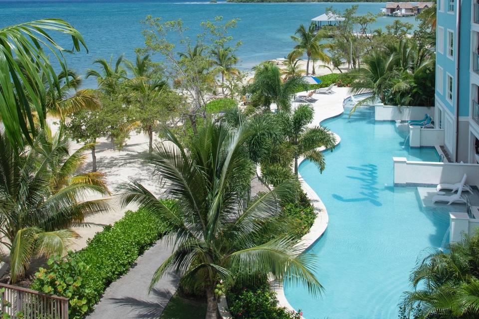 Beachfront views