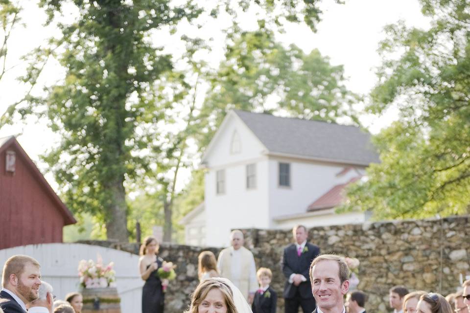 Walking down the aisle