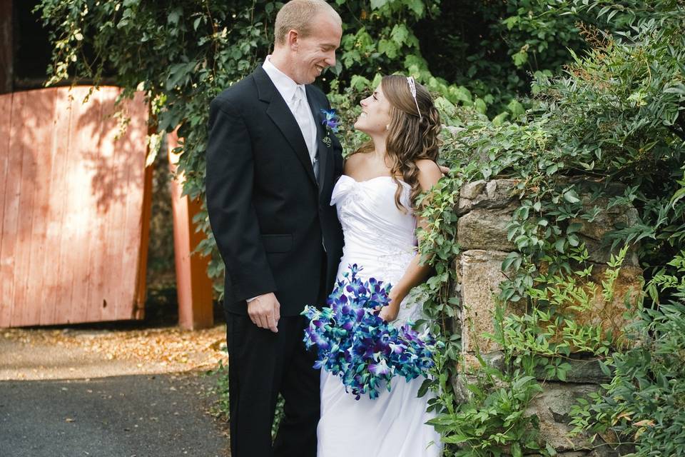 Groom and his bride