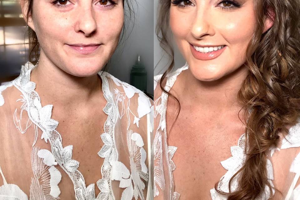 Bridal before and after