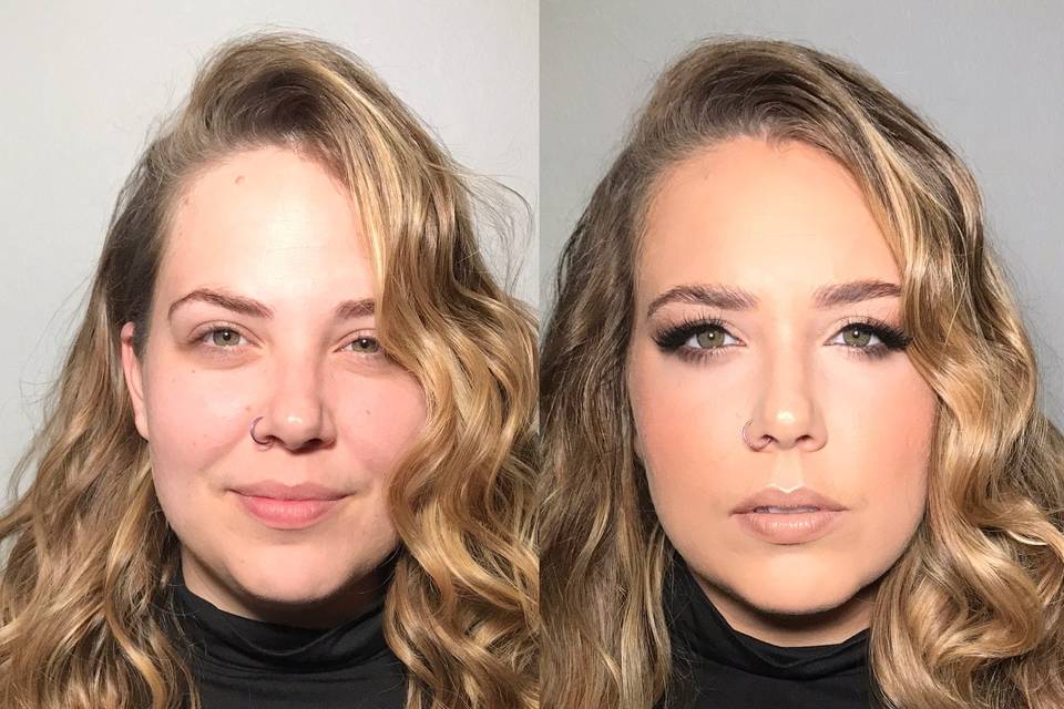 Bridal before and after