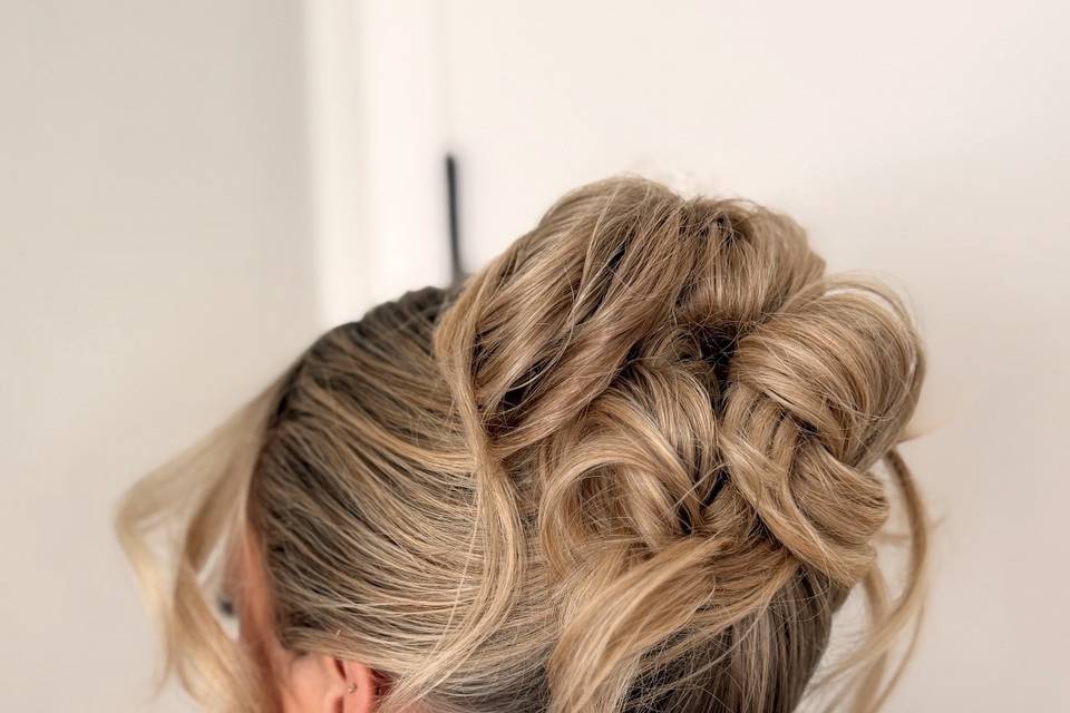 Bridal Messy Textured Updo
