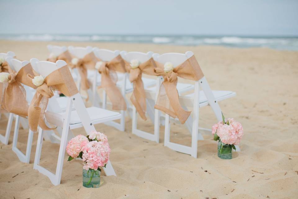 Beach wedding venue