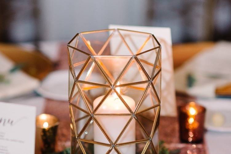 Candle centerpieces