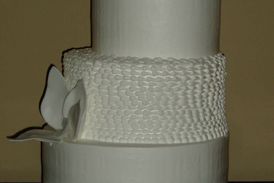 Four tier wedding cake