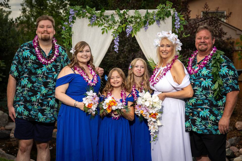 Luau Vow Renewal