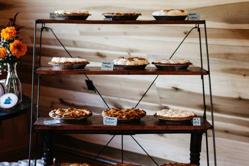 Antique baker's rack