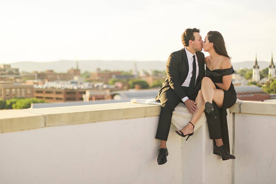 Downtown Frederick Engagment