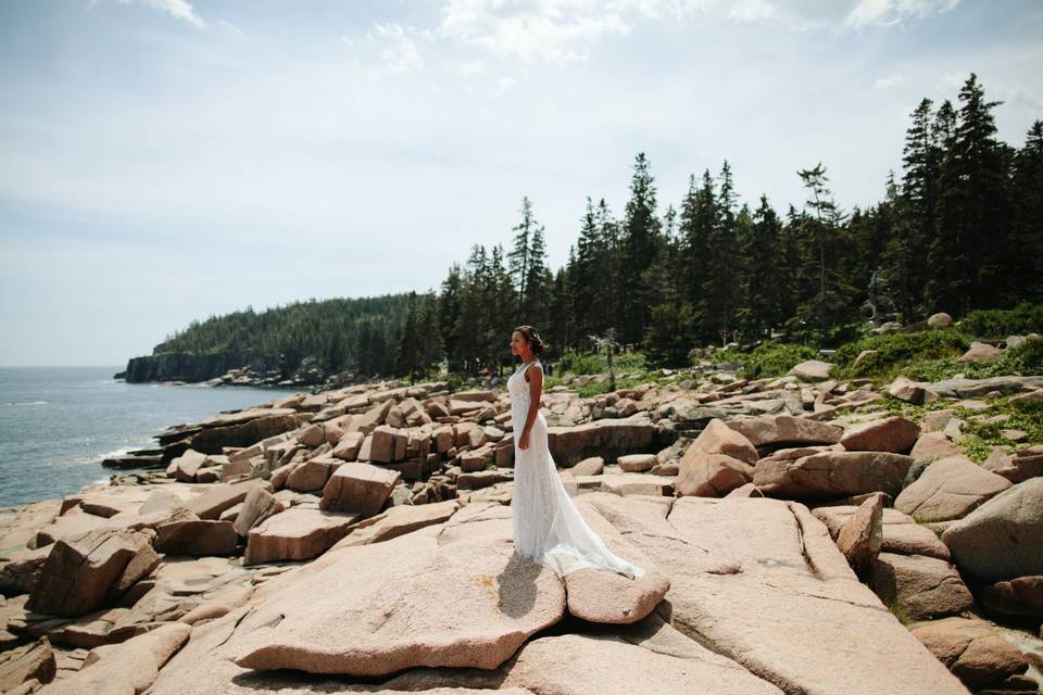 Harpswell Maine micro wedding