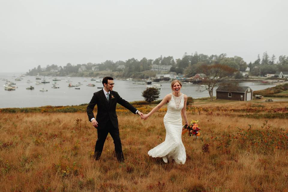 Maine Camp wedding