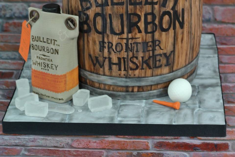 Bourbon Barrel Groom's Cake