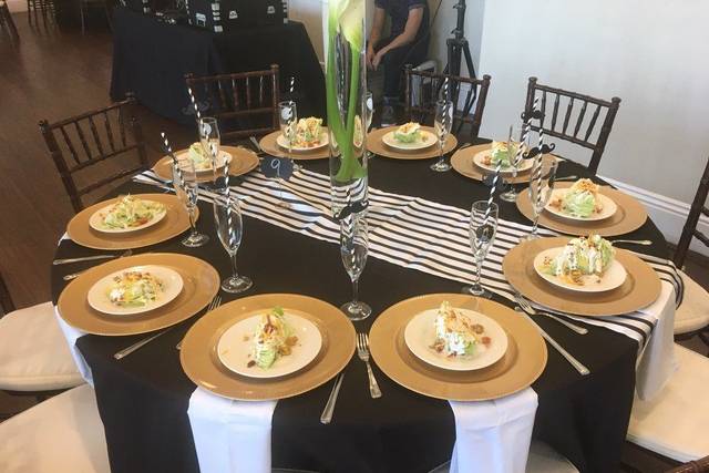 Wedding lighthouse wedge salad