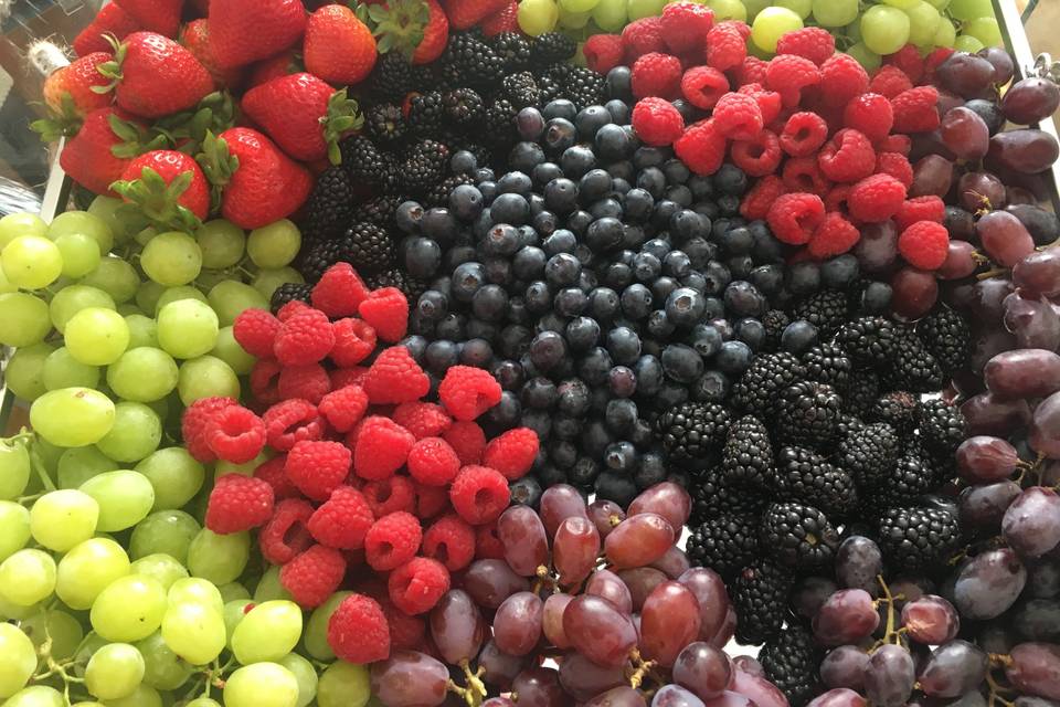 Seasonal fruit tray