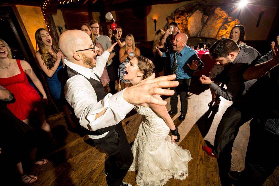 Singing to the groom