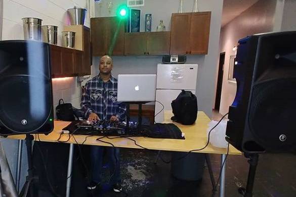 Djing a Birthday party