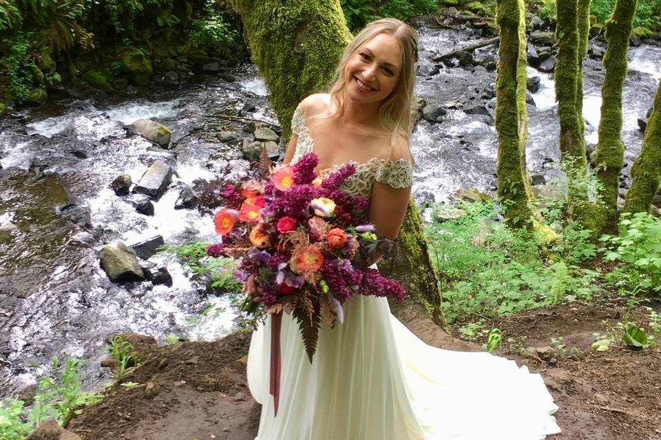 Bridal Veil Falls Wedding