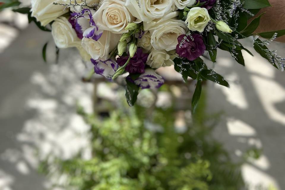 Purple & White Bouquet
