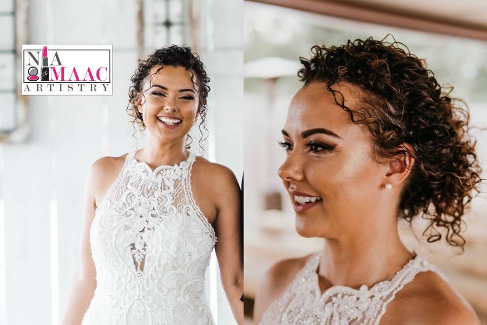 Wedding day glam
