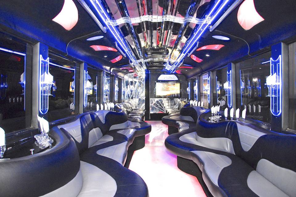 **Large Party Bus “JAWS”** (Interior)