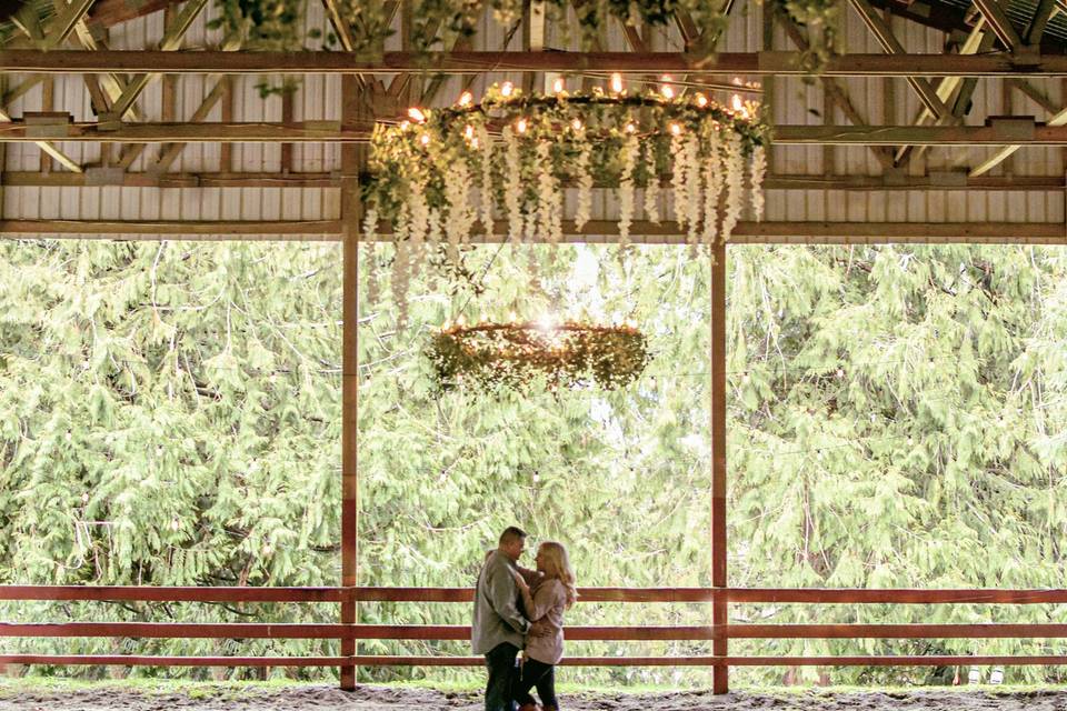 Riding Arena- Engagement Shoot