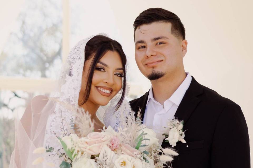 The happy couple
