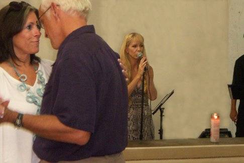 Band performing