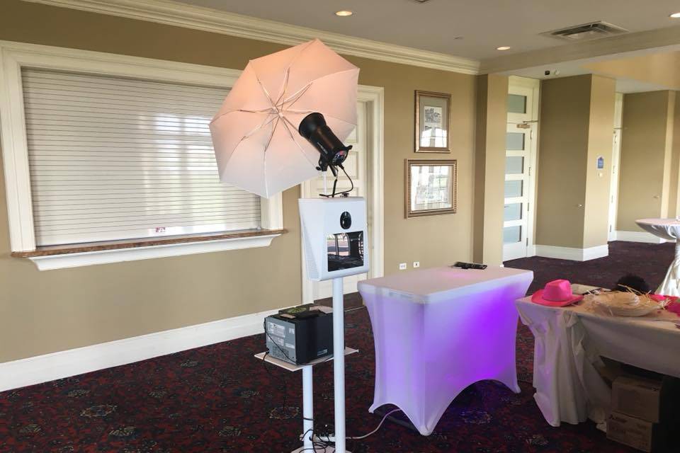 Photo booth setup