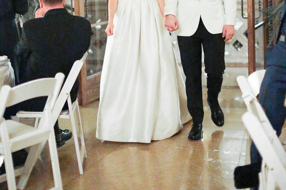 Newly wed couple