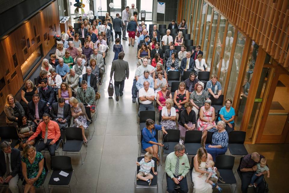 Ceremony in Atrium