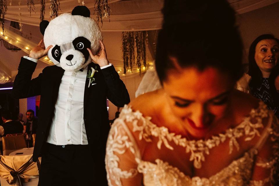 Panda groom