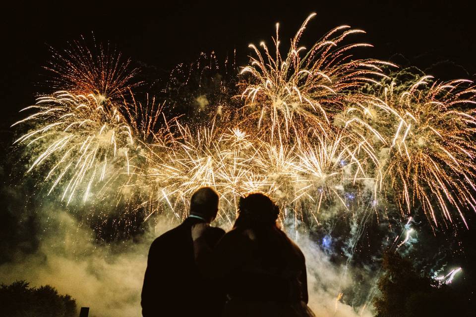 Wedding fireworks