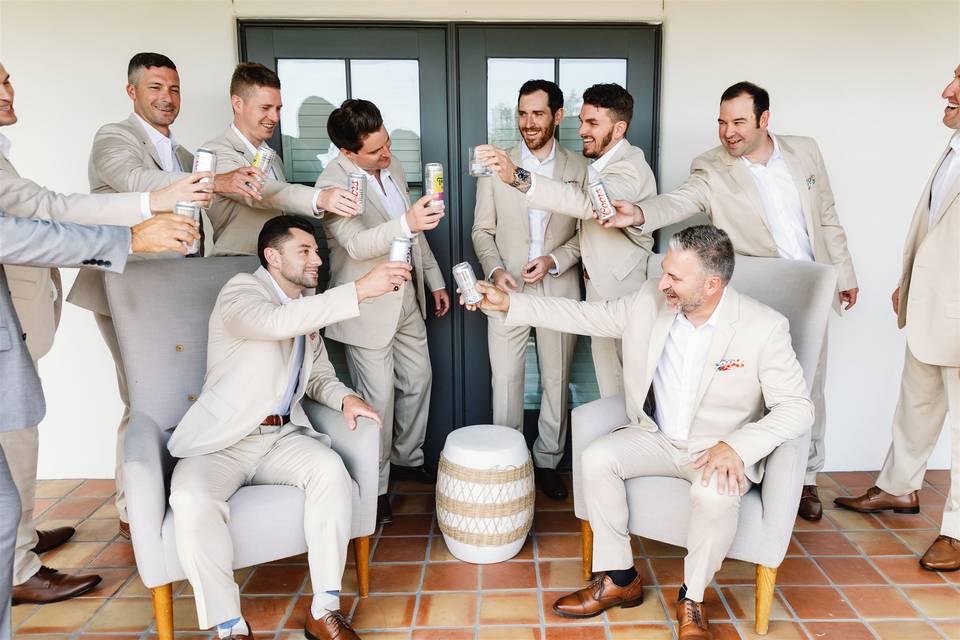 Groom and Groomsman Ready Room
