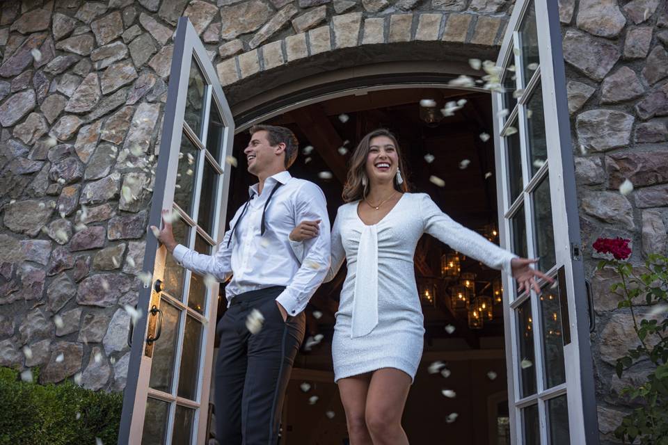 Newly Weds Stone Building