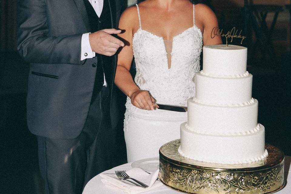 Wedding cake portrait