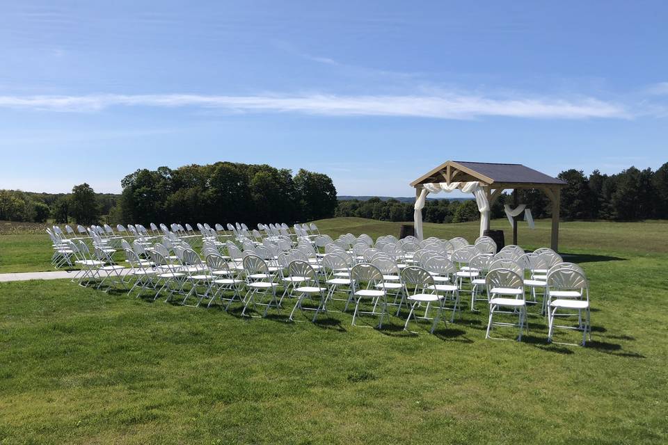 A perfect day for a ceremony!