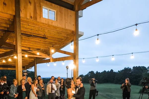 First Dance on the patio.