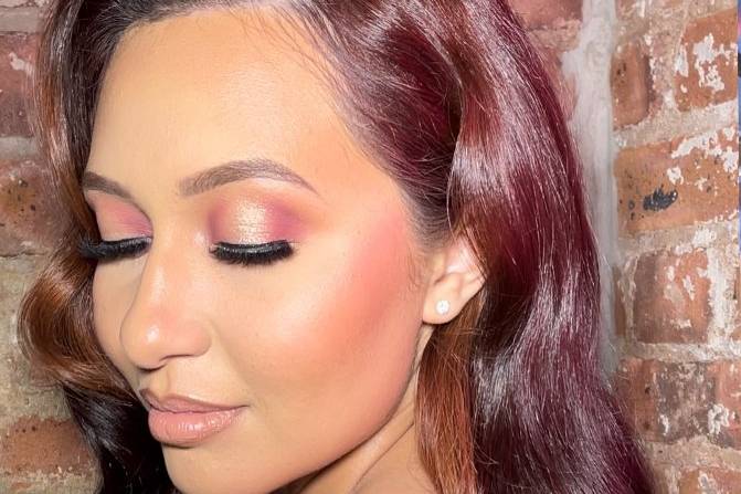 Halo Eye Bridal Makeup