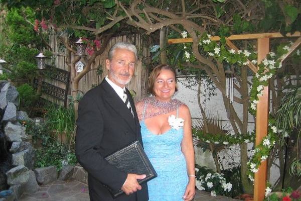 My friend Dorothy who hosted a wonderful Ceremony at her residence in Laguna Beach.