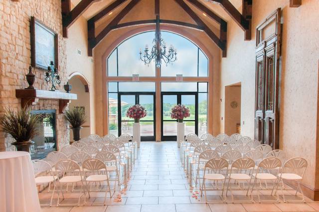 Indoor ceremony area
