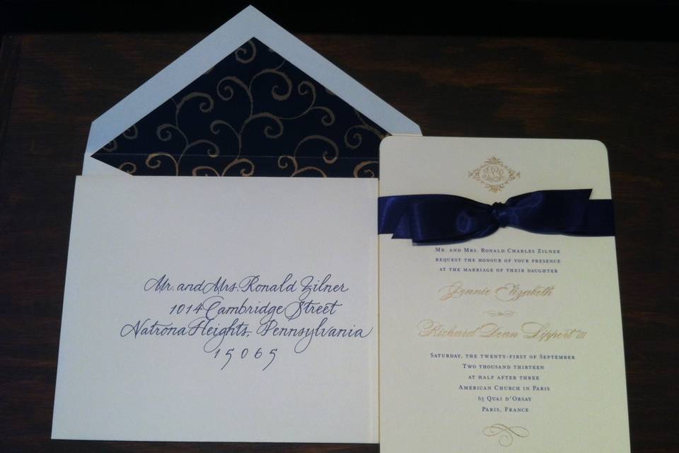 Maureen H. Hall Stationery and Invitations