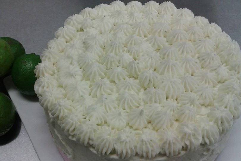 Keylime - Keylime zested & juiced in the cake and buttercream.