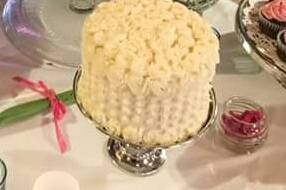 Ginger Lemon Single Tier Wedding cake