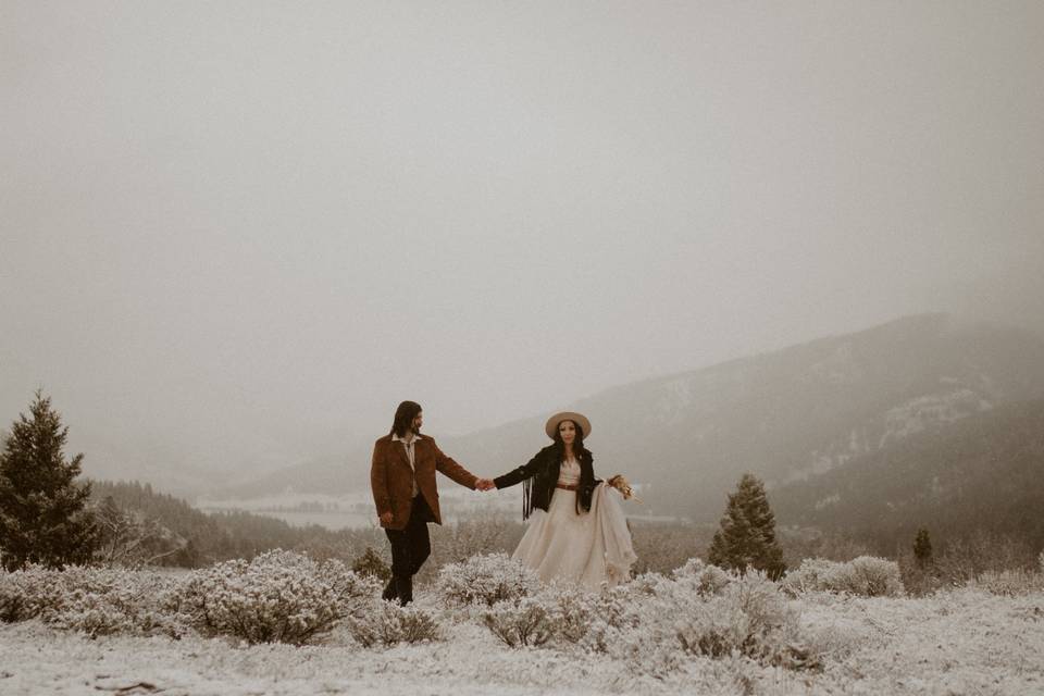 Frolicking through teton