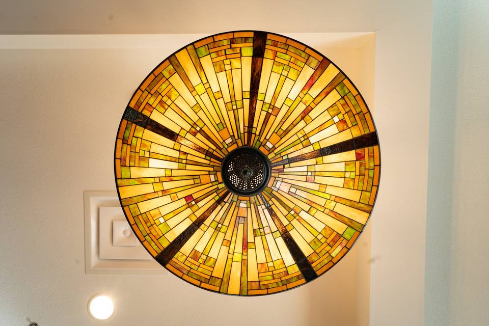 Art-glass chandeliers