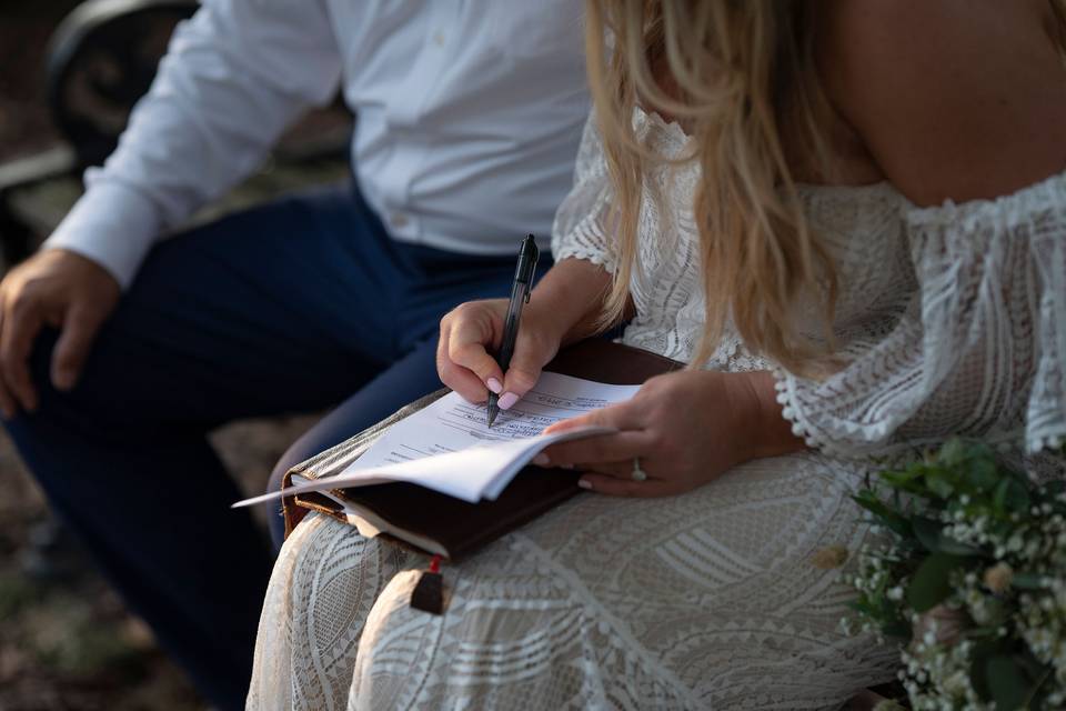 Sarah, Wedding Officiant