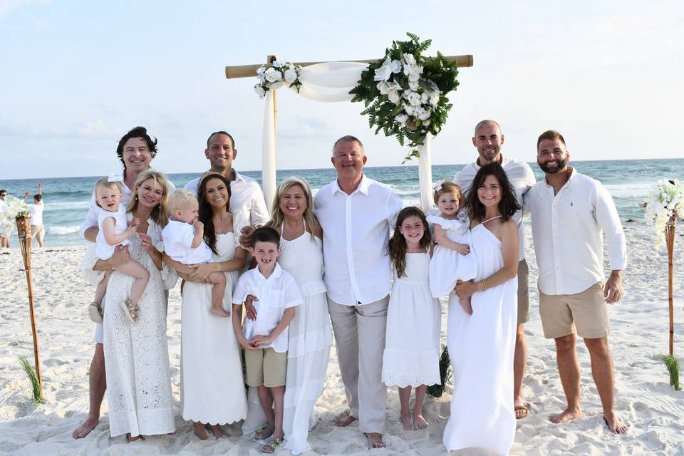 Vow Renewal with Family